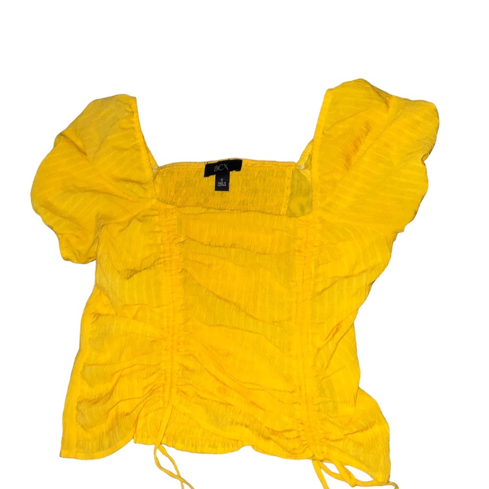 BCX Yellow Summer Shirt